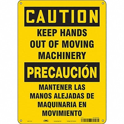 Safety Sign 14 in x 10 in Polyethylene