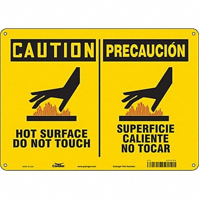 Safety Sign 10 inx14 in Aluminum