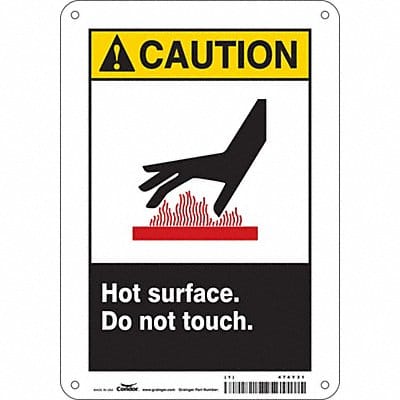 Safety Sign 10 inx7 in Polyethylene