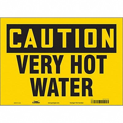 Safety Sign 10 inx14 in Vinyl