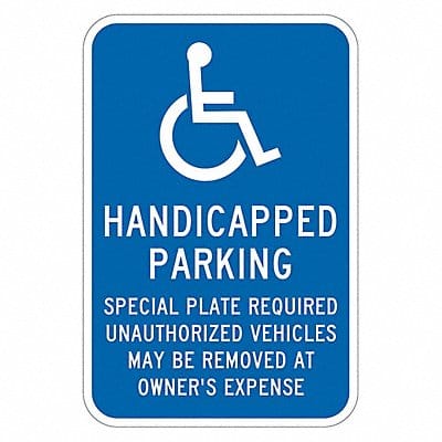 ADA Handicapped Parking Sign 18 x 12