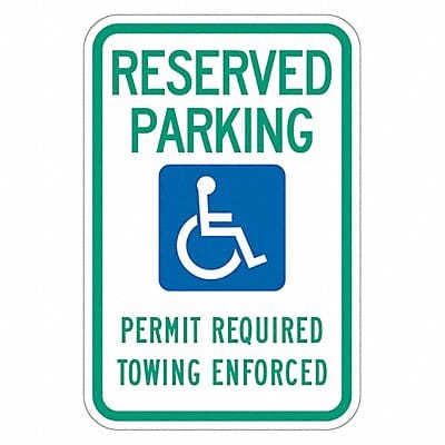 ADA Handicapped Parking Sign 18 x 12