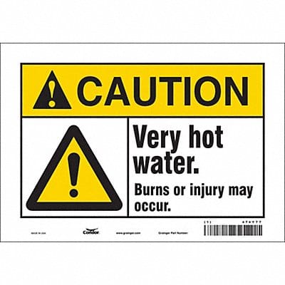 Safety Sign 7 inx10 in Vinyl