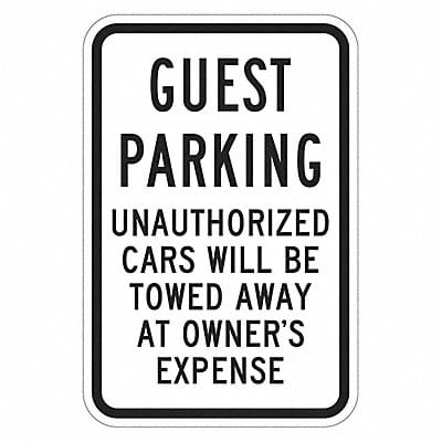 Guest Parking Sign 18 x 12