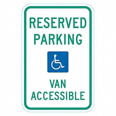 ADA Handicapped Parking Sign 18 x 12