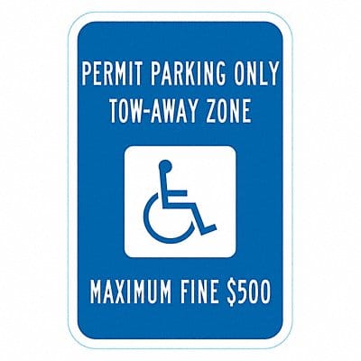 ADA Handicapped Parking Sign 18 x 12