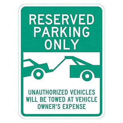 Reserved Parking Sign 24 x 18