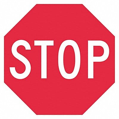 Stop Traffic Sign 36 x 36