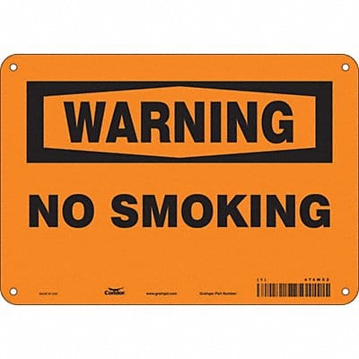 Safety Sign 7 in x 10 in Aluminum