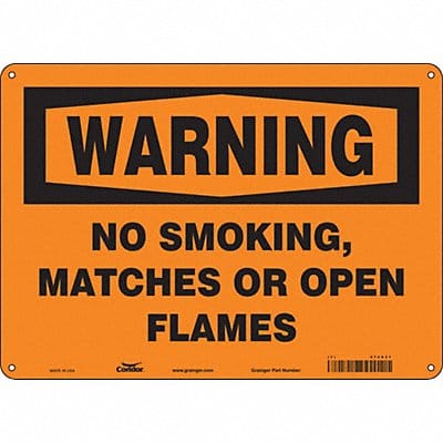 Safety Sign 10 inx14 in Aluminum