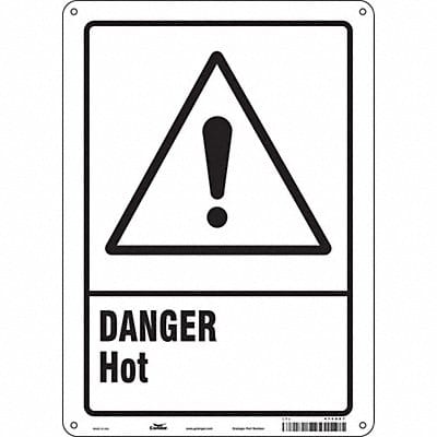 Safety Sign 14 in x 10 in Polyethylene