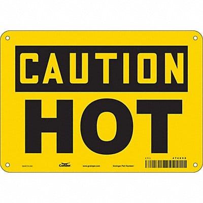 Safety Sign 7 inx10 in Polyethylene