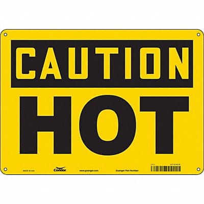 Safety Sign 10 inx14 in Polyethylene