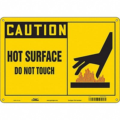 Safety Sign 10 inx14 in Polyethylene