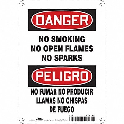 Safety Sign 10 inx7 in Aluminum