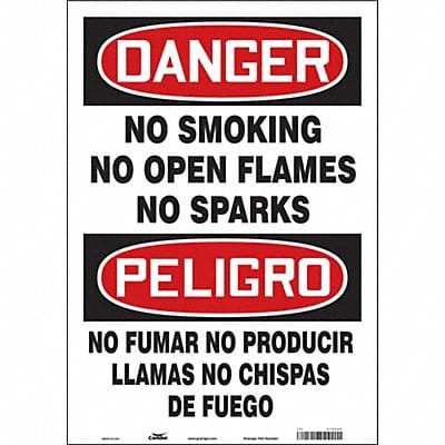 Safety Sign 20 in x 14 in Vinyl