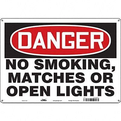 J6939 Safety Sign 14 inx20 in Aluminum