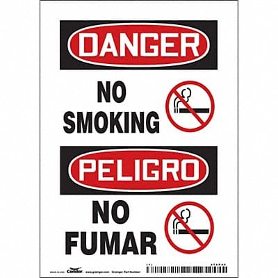 J6938 Safety Sign 7 in x 5 in Vinyl