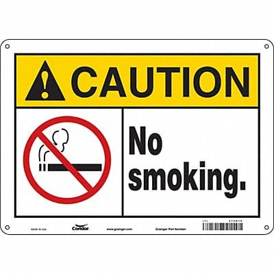 K1266 Safety Sign 10 inx14 in Aluminum