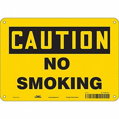 Safety Sign 7 in x 10 in Aluminum