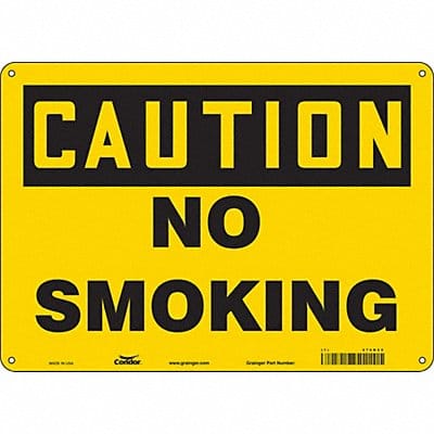 Safety Sign 10 inx14 in Aluminum