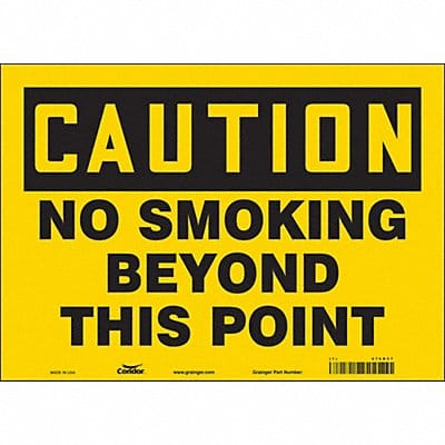 Safety Sign 10 in x 14 in Vinyl