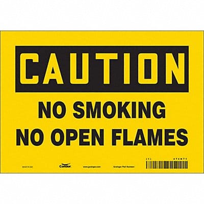 Safety Sign 7 in x 10 in Vinyl