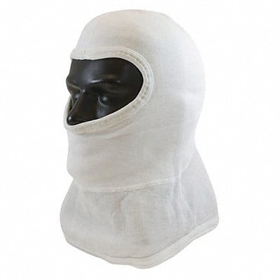 Fire Hood Straight Cut Nomex(R) White