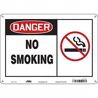 Safety Sign 10 in x 14 in Polyethylene