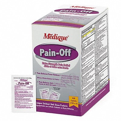 Pain Relief Tablet 565mg Size PK200