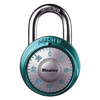 Combination Padlock 2 in Round Blue