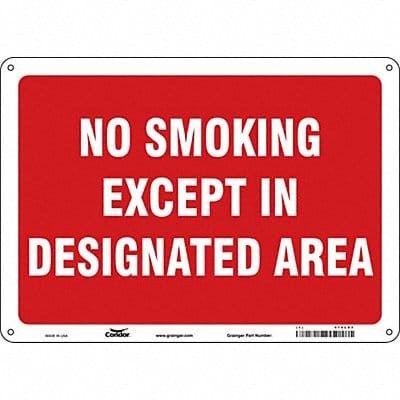 Safety Sign 10 inx14 in Aluminum