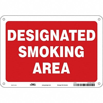 J7716 Safety Sign 7 in x 10 in Aluminum