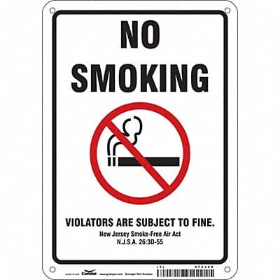 Safety Sign 10 inx7 in Aluminum