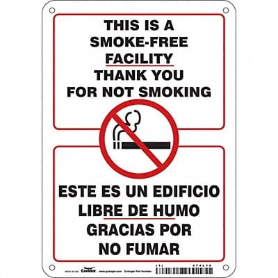 Safety Sign 10 inx7 in Aluminum