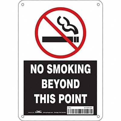 Safety Sign 10 inx7 in Aluminum