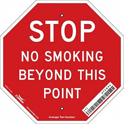 Safety Sign 12 inx12 in Aluminum