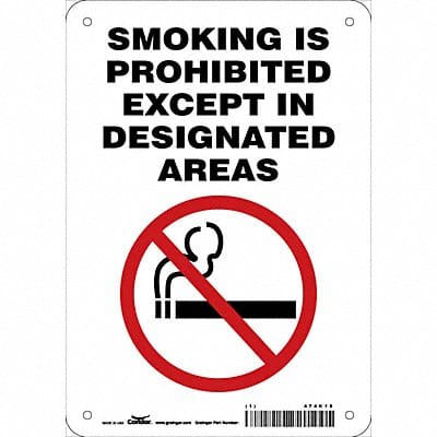 Safety Sign 10 inx7 in Aluminum