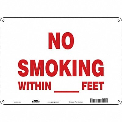 J7017 Safety Sign 10 in x 14 in Aluminum