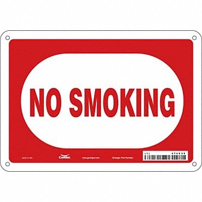 Safety Sign 7 in x 10 in Aluminum