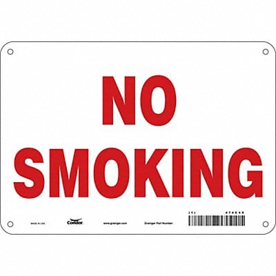 J7012 Safety Sign 7 in x 10 in Aluminum