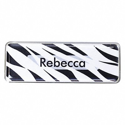 Badge Zebra Blank Legend PK10