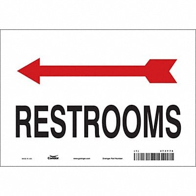 Safety Sign 7 in x 10 in Vinyl