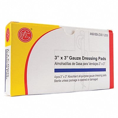 Gauze Wrap Sterile Wht Gauze Box PK4