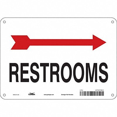 Safety Sign 7 in x 10 in Aluminum