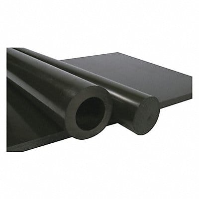 K6851 Plastic Rod UHMWPE 5 Dia 5ftL Black