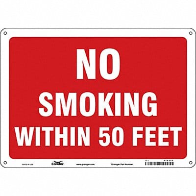 Safety Sign 10 inx14 in Aluminum