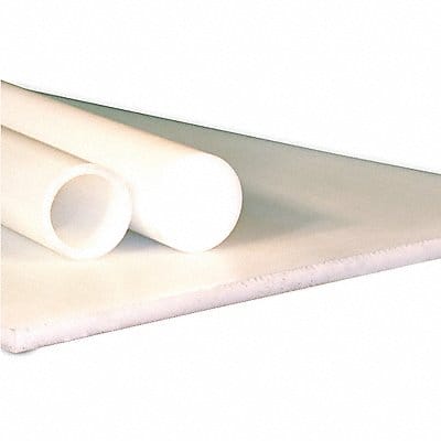 K6695 PlasticRod Nylon6/6 2 Dia 8ftL Off-White