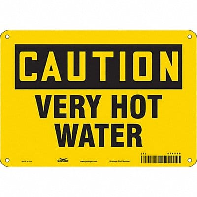 Safety Sign 7 inx10 in Polyethylene