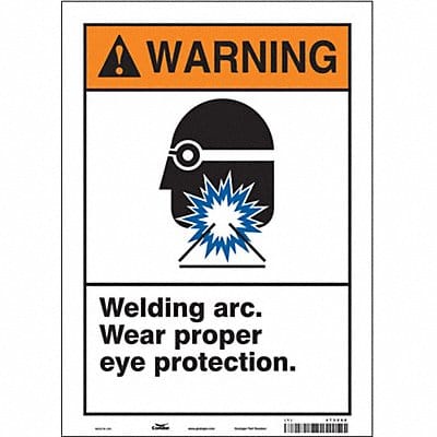 Safety Sign 14 inx10 in Vinyl